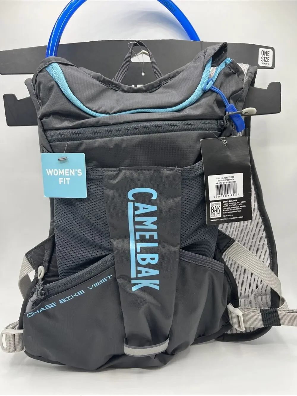 CamelBak Gray and Light Blue Women's Hydration Bike Vest